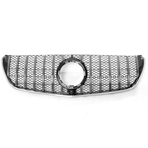 Grille de pare-chocs avant avec capot de prise d'air pour Benz Classe V W447 finition argent