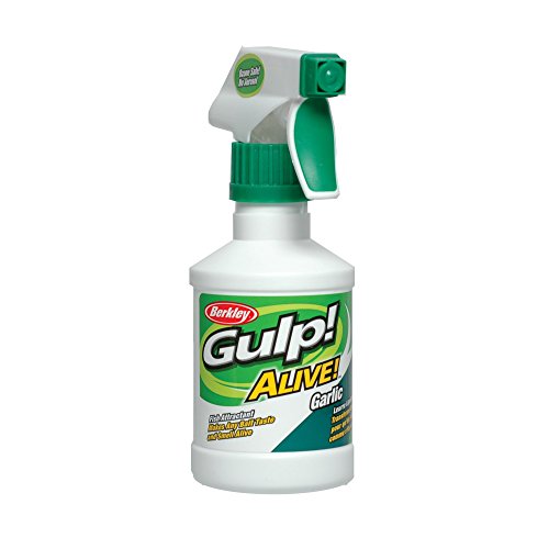 Berkley Gulp! Alive! Fish Attractant Spray Gulp!® with Garlic, Easy-to-Use Trigger Spray Bottle, Extreme Scent Dispersion, Works Great with Soft Bait, Hard Bait, and Live Bait by Berkley - Used condition - US$7.21