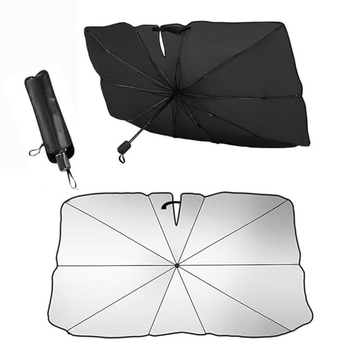 Parasole per Parabrezza per Camper, Compatibile con Ford Transit Custom LWB 2012-2022, Set di 8 Parasole Pieghevole, Protezione Termica Interno con