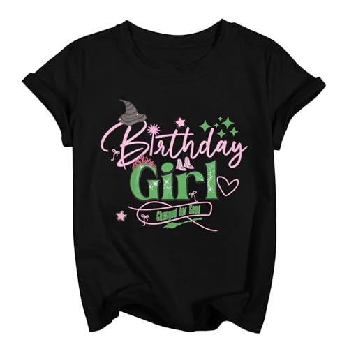 Image of LOTUCY Birthday Girl Outfit for Kids Its Me Hi Im The Birthday Girl Shirt Letter Printed Princess Birthday T-Shirt