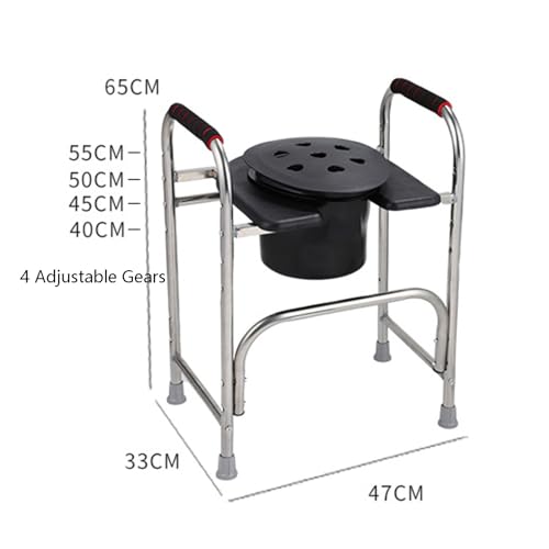 Commode de chevet pour personnes âgées pliable pour éviter les chutes nocturnes - 3