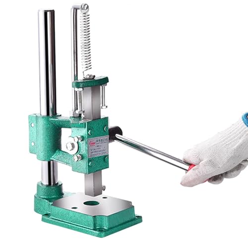 Outil de presse manuel pour sertir, former, couper et tordre – Idéal pour le traitement du bois, de l'aluminium et du plastique avec une pression d'alimentation de 160 kg/320 kg