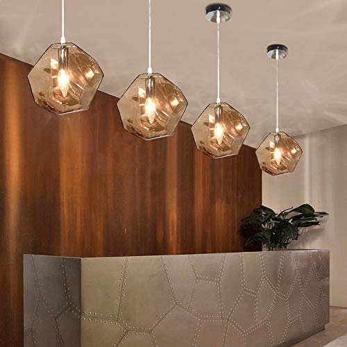 Lustre en verre contre la lumière agressive pour salle à manger - 7