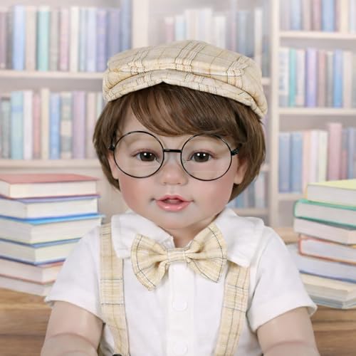 Muñeco bebé realista de 22 pulgadas con accesorios miniatura 5