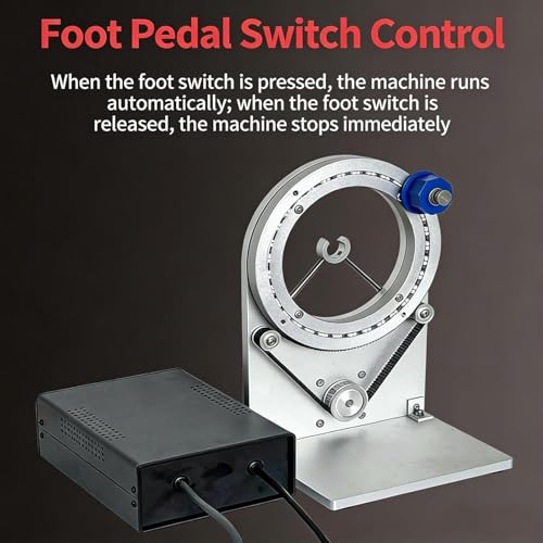 Máquina de envolver cinta eléctrica, máquina de bobinado de arnés de cableado de rotación de 360 grados, velocidad ajustable, para bridas de cables
