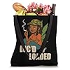 Black Woman With Locs Smoking Weed / Blunt Camo Hat 420 Tote Bag