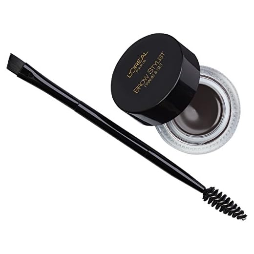 L'Oreal Paris Brow Stylist Frame and Set, Deep Brunette, 0.08 oz.