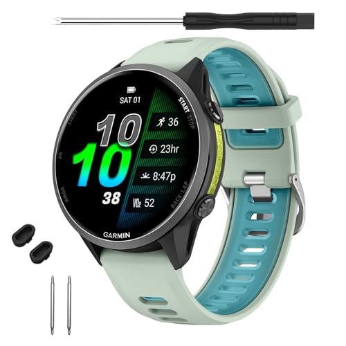 TopPerfekt �r���v�o���h Garmin Forerunner 970�Ή� | �\�t�g�V���R�������p�X�g���b�v���X�g�o���h Garmin Forerunner 965/955/Descent G1�X�}�[�g�E�H�b�`�p ���f�B�[�X �����Y
