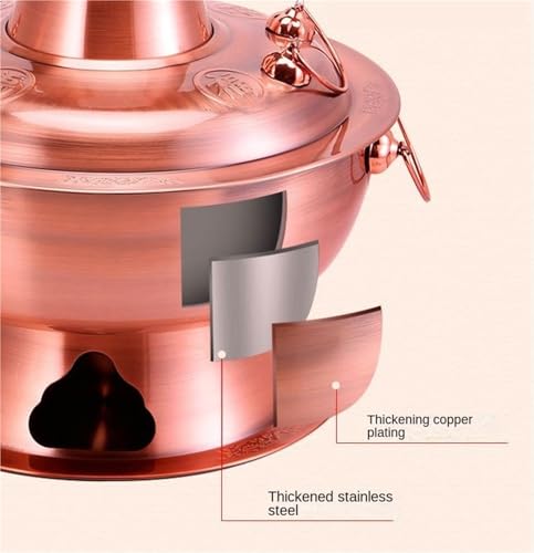 Olla de vapor tradicional de 34 cm ideal para hot pot casero 7