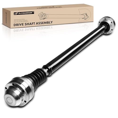 A-Premium Front Complete Drive Shaft Prop Shaft Driveshaft Assembly Compatible with Jeep Grand Cherokee 1999 2000 2001, AWD 4WD Automatic Transmission, Replace# 52099497AD, 52099497AC
