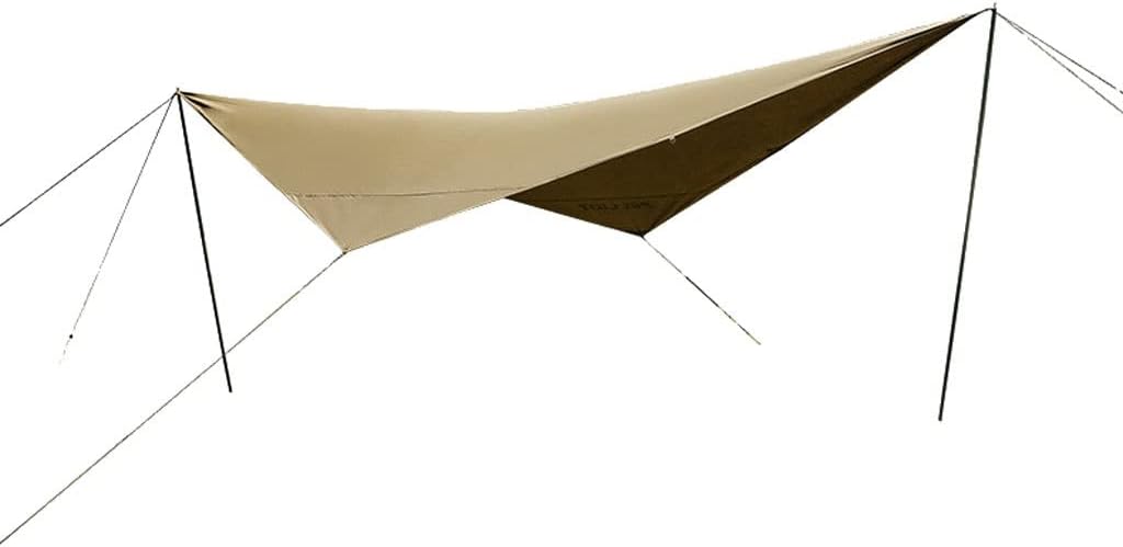 Tent Tarp Camping Tarp Outdoor Camping Fly Tent Hammock Shelter for Outdoor Hiking Picnic Beach Tent Tarp (Color : White, Size : 628 * 416cm)