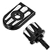 Amazicha Black Rear Fender Seat Bolt Tab Screw Mount Knob Cover Kit for Harley Davidson 1996-2018
