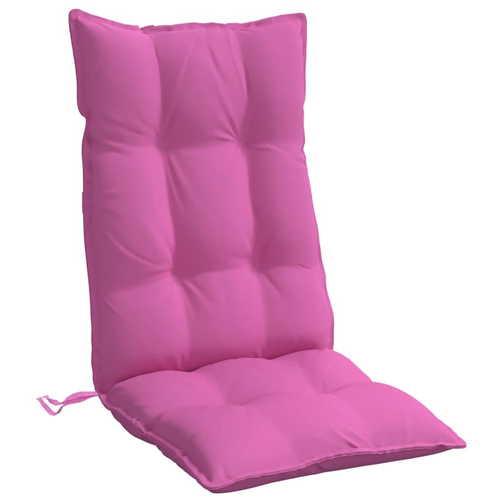 vidaXL Hochlehner-Auflagen 2 STK. Rosa Oxford-Gewebe