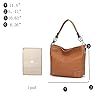 MKF-Hobo-Purses-for-Women--PU-Leather-Designer-Hobo-Shoulder-Handbag--Top-Handle-Pocketbook MKF Collection Hobo Purses for Women,Vegan Leather Handbag Slouchy Womens Shoulder bag – Fashion Top Handle Pocketbook