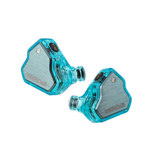 Image of Linsoul 7Hz x Crinacle Zero:2 in Ear Monitor, Updated 10mm Dynamic Driver IEM, Wired Earbuds Earphones, Gaming Earbuds, with OFC IEM Cable for Musician (Blue)