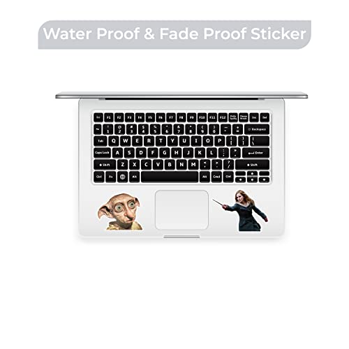 Image of Aesthetic Harry Potter Vinyl Journal Stickers for Phone Case, Laptop, Notebook, Dairy, Water Bottle,Etc Self-Adhesive Set of 50 Glossy and Waterproof (Harry Potterwall, 23 Cm, 30 Cms)