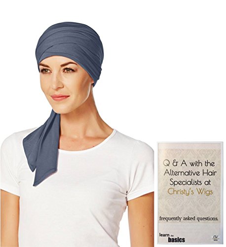 Bundle - 2 Items: Manta Long Scarf by Christine Headwear (Item #1), Christy's Wigs Q & A Booklet (Item #2)