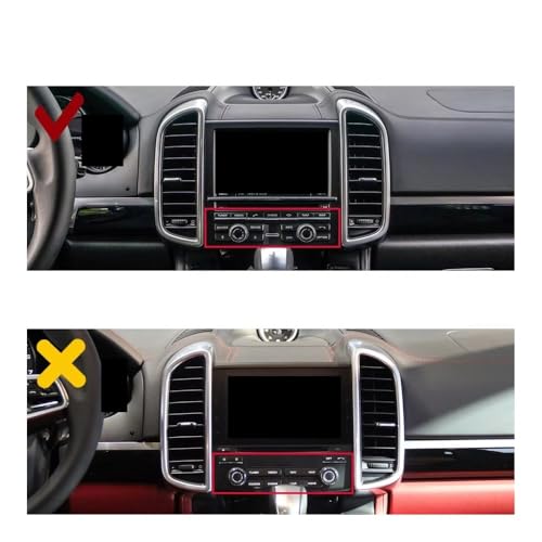 Grille ventilation centrale voiture Cayenne 2010-2017 bloc climatisation