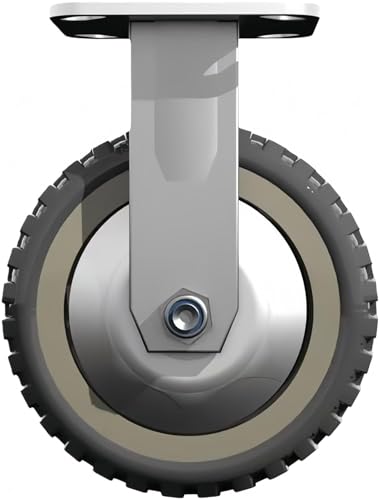 Jireko �Y�Ɨp�L���X�^�[ �X�g�b�p�[�t�� �Œ�L���X�^�[ ����~�߃z�C�[�� �S���� 360�x��] �ɏ� �Ռ��z�� �X�v�����O �ω׏d �ϖ��Ր� �ϋv�� ��� ���@�\ �q�ɒI�p �H��@�B�p �H�Ɨp �Ƌ�p (A�Œ�L���X�^�[ �u���[�L�Ȃ�,150mm)