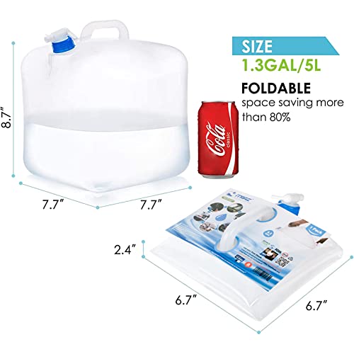 Wasserkanister mit Hahn in verschiedenen Größen für Outdoor-Aktivitäten