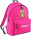 Produktbild ShirtInStyle Kinder Rucksack Frosch mit Name veredelt, Wunschtext individuell, ideal für Kita, Sport und Freizeit, Farbe Pink