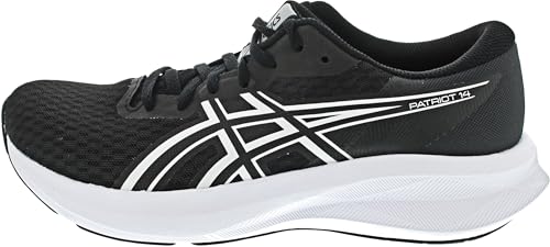 Image of ASICS Patriot 14 Sneaker Black White, 9.5 UK