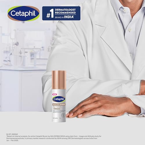 Image of Cetaphil Healthy Renew Anti-Ageing Eye Serum 15 g | Lightweight Gel for Dark Circles, Fine Lines & Puffiness, Hydrating Eye Treatment