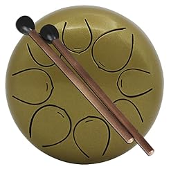 Tambour à langue en acier 5 pouces C-Key Handpan Drum 8 Notes Instrument de percussion pour la méditation personnelle… - Les Beatles, Paul McCartney, John Lennon, RIngo Starr, George Harrison