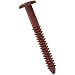 Ekena Millwork LVSL0012RD 3" Lifetime Vinyl Shutter-Lok's, Burgundy Red (12/Bag)