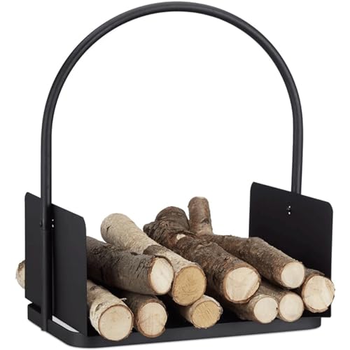 Support de bois de chauffage extérieur fer robuste range-bûche - 2