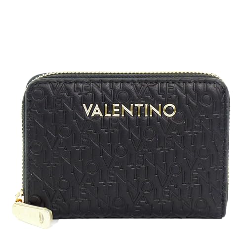 Valentino Falak Re fini le désordre avec ce grand portefeuille noir zippé