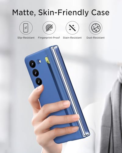 Funda para Samsung Galaxy Z Fold 7 con lápiz y protector de pantalla táctil compatible carga 7
