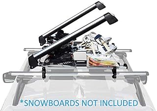 Car Racks & Carriers Ski/Snowboard Rack SnowMax Fit 6 Pair Skis or 4