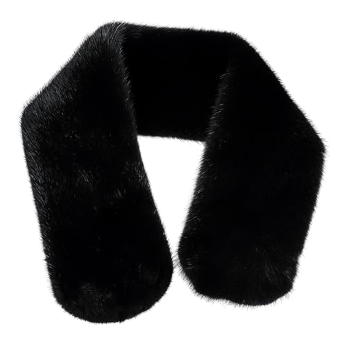 Unisex Winter Warm Real Mink Fur Scarf, Neck Warmer, Fur Collar2
