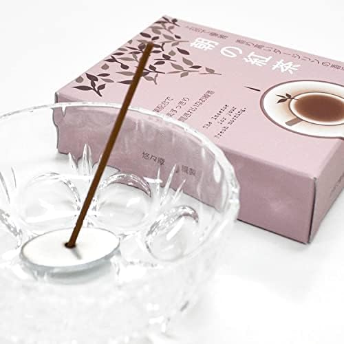 Yuyuan Morning Incense, Morning Tea, Short, Mini Size, Width 3.0 x Height 3.7 x Thickness 1.0 inches (7.7 x 9.5 x 2.5 cm)