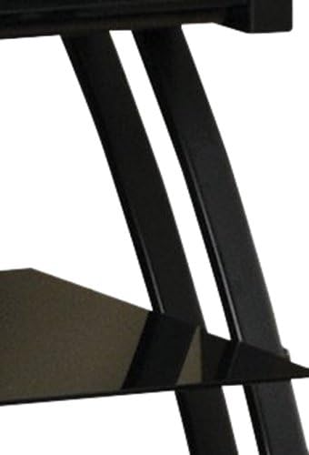 Sauder Deco Panel Stand, For TV's up to 42", Black Finish