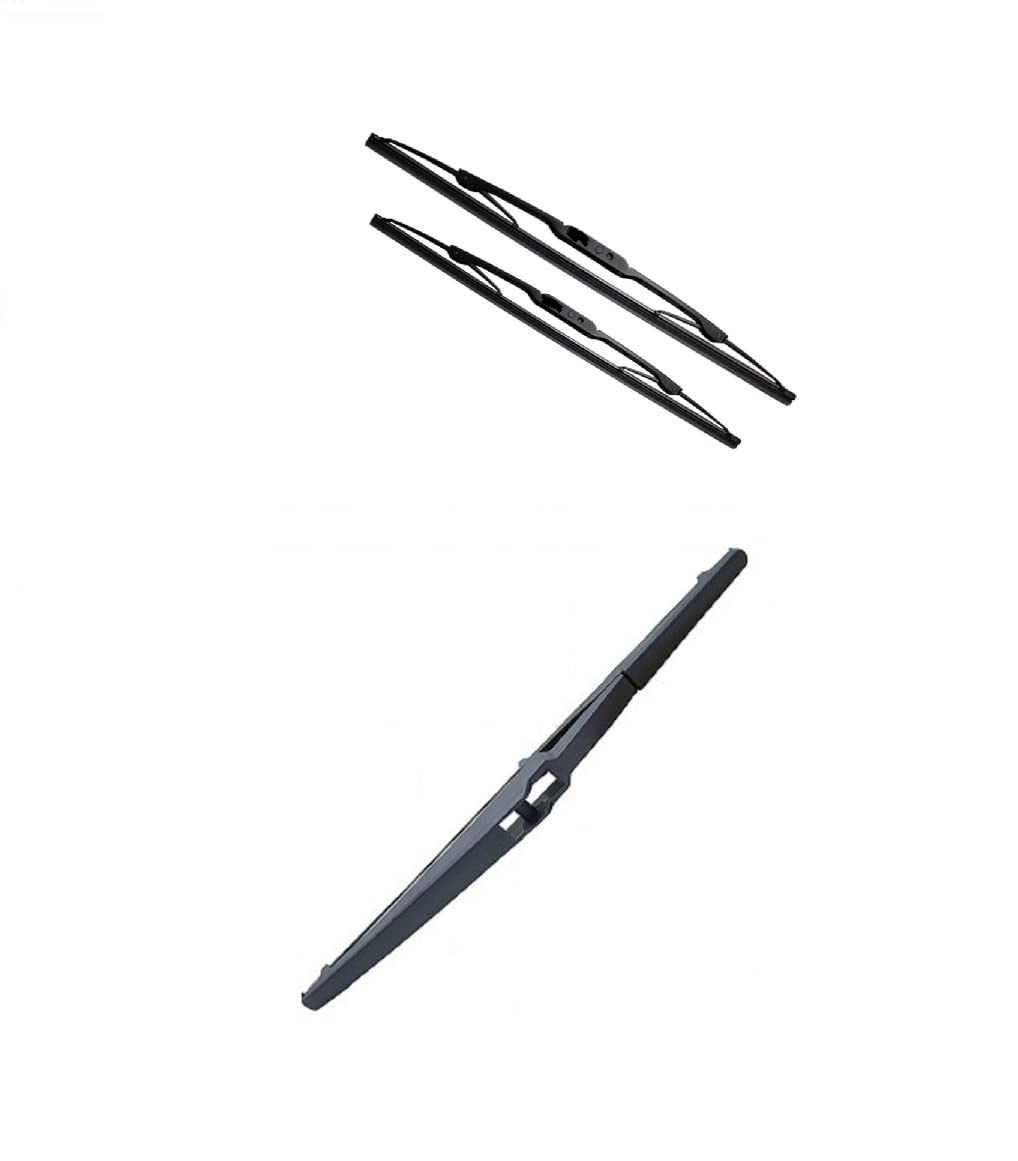 AutoClean Front Wiper Blade Metal Type + Rear Blade For Vitara Brezza (FRONT + REAR BLADE ONLY)-picture-13