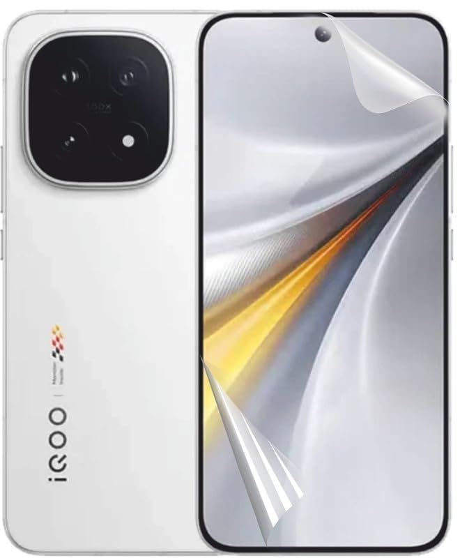 Image of BLACKSHEEP Matte Screen Protector for iQOO 15 5G (Pack of 1) Membrane Case Friendly Full Edge to Edge Screen Coverage & Installation Kit