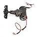 Table Pipe Lamp Switch, Iron Black Vintage 1/2in Stop Valve Light Switch with Electric Wire Accessory Steampunk Light Switch Lamp Fittings for Table Pipe Lamp