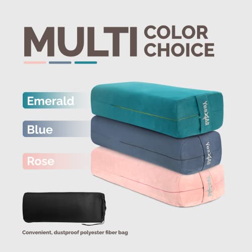 Image of Yes4All Triple-Layer Sponge Yoga Bolster Pillow for Restorative Yoga & Meditation - Versatile Yoga Support Pillow, Balance & Poses Modification