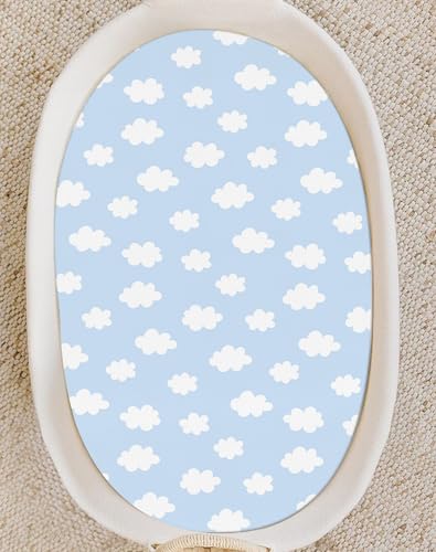 Image of Bedside Bassinet Sheets 2 Pack, 33 x 20 Fitted Bedside Sleeper Sheets, Ultra Soft Breathable Polyester, Ideal for Baby Girl or Boy and Newborns (Sunny Morning, Bedside Sleeper Sheet)
