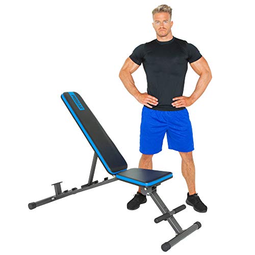 ProGear 1300 Adjustable 12 Position Weight Bench with an Extended 800lb Weight Capacity and Leg Hold Down