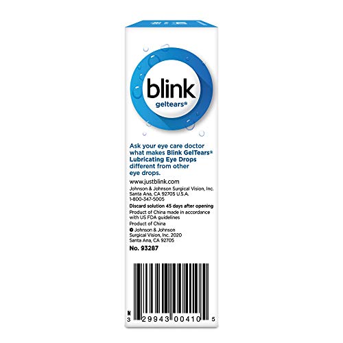 Blink Gel Tears Lubricating Eye Drops 10 Ml (Pack Of 6) #TOP3