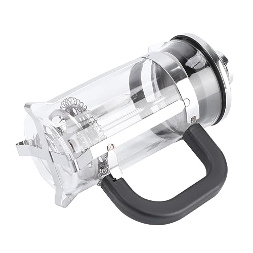 iplusmile Cafetera Prensa Francesa Acero Inoxidable Filtro Reutilizable Resistente al Calor Portátil para Café y Té Suelto