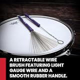 Vic Firth Heritage Miotełki Perkusyjne, Fioletowy, 25.4 x 1.3 x 12.7 cm