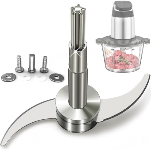 Comparison: What Is A Good Inexpensive Food Processor 8 All Stainless Steel Food Processor Blades, Plastic-Free & Self-Adjustable Height Chopper Compatible with Ganiza, KOIOS, Syvio, Kitchen in the box, Homeasy and More 8 Cup/2L Bowls