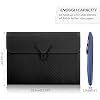 SKYDUE 7 Pockets Expanding File Folder & 5 Pockets Expanding File Folder Black