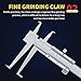 Vernier Caliper Claw 0-150/0-200mm Long Claw Internal Groove Caliper for Inner Hole Diameter Measuring Tool Gauge Ruler(0-200mm)