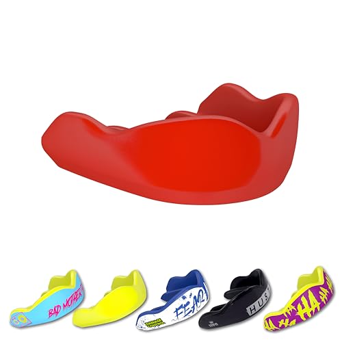 DAMAGE CONTROL High-Impact Sports Mouth Guard – Red