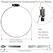 TEXNINC 4 Pcs 19.7-Inch/500mm (Diameter) Large Hose Clamps Stainless Steel Pipe Clamp, Adjustable Worm Gear Hose Clamps Heavy Duty Metal Clamps for Securing Pipes, Tubes, Agricultural & Industrial Use